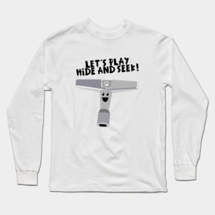 Let's Play Hide And Seek - Drum Key Long Sleeve T-Shirt